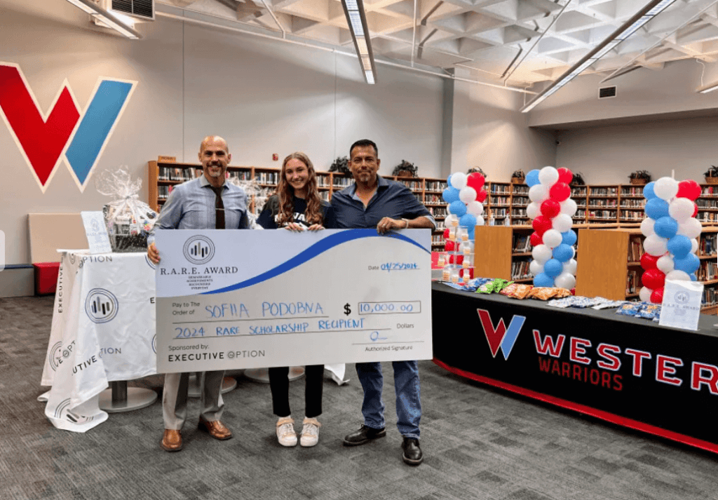 Charlie-Mike Foundation community scholarship presentation